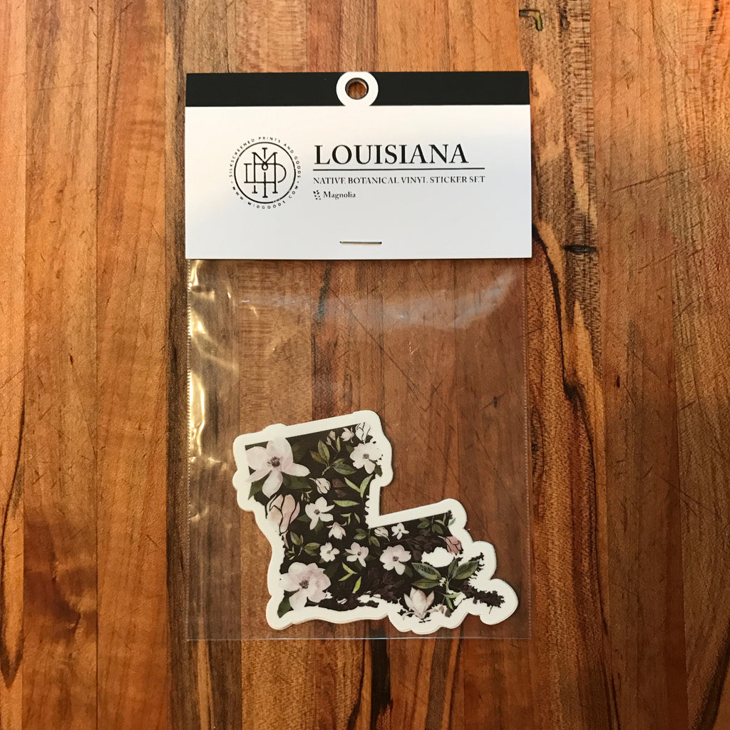 Louisiana Sticker Set of 3