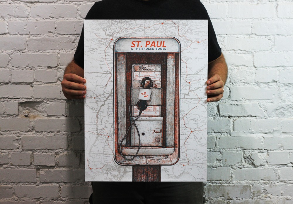 St. Paul and the Broken Bones, 2014 Tour Poster