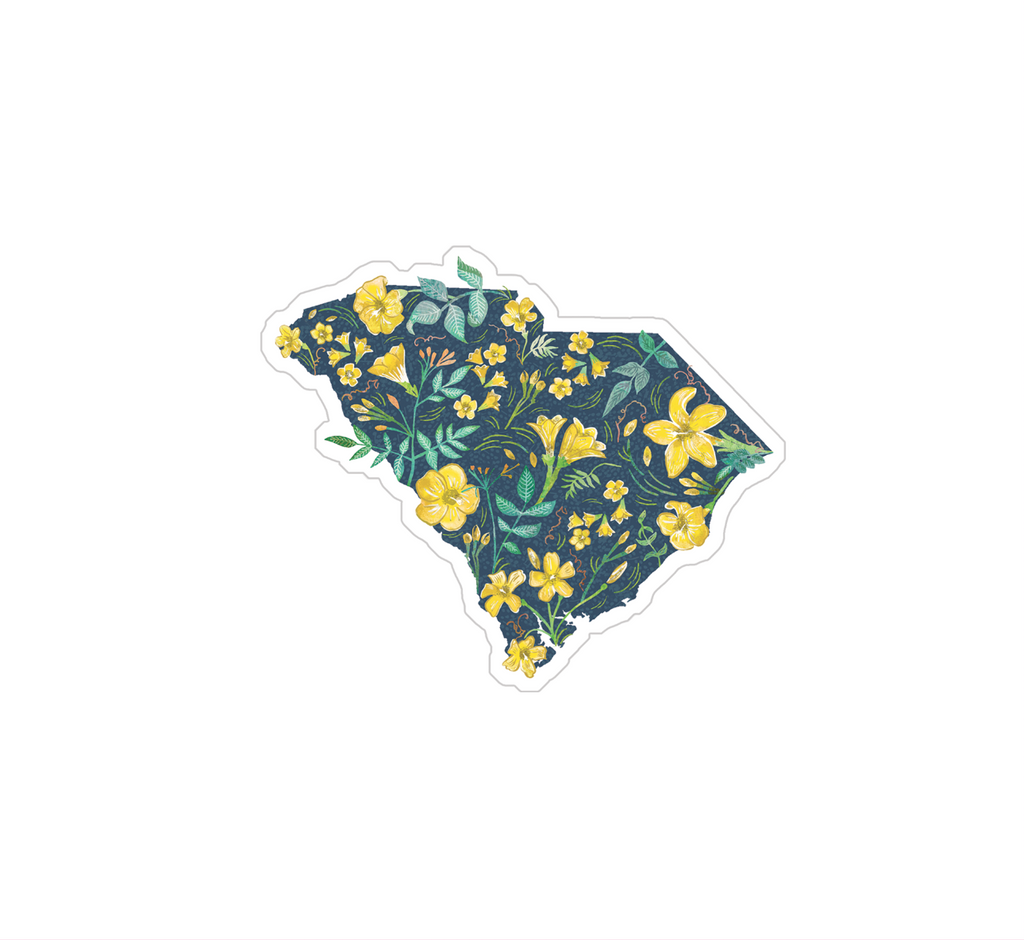 Sc Native Sticker South Carolina Sticker Set of 3 – M.I.D. Goods