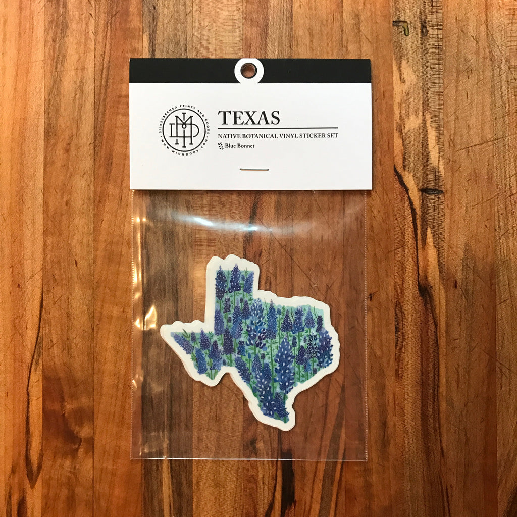 Texas Sticker Set of 3 – M.I.D. Goods