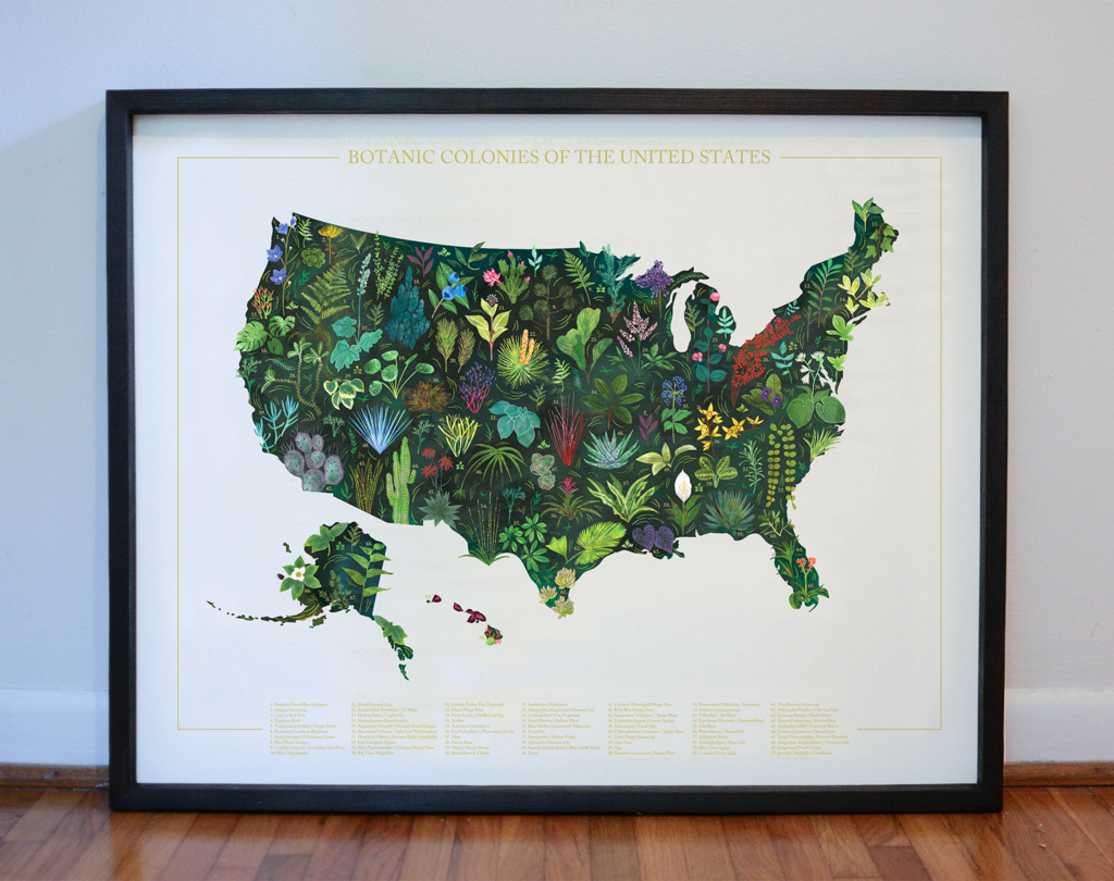 United States - Botanic Colonies
